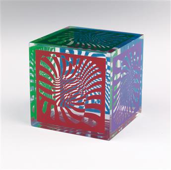VICTOR VASARELY Cube.